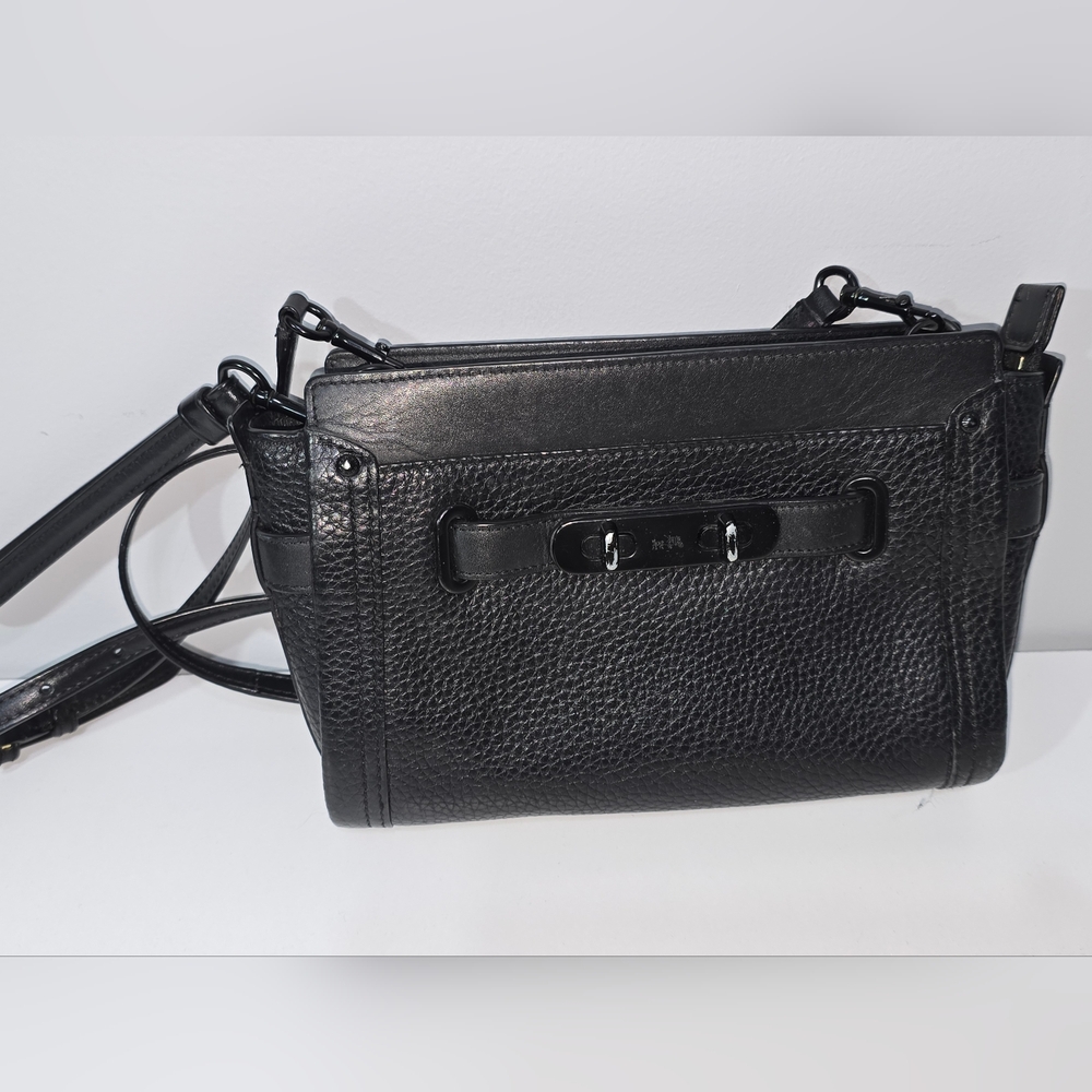 Black Coach Crossbody/Wristlet Bag - Picture 4 of 5